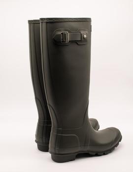 Bota Hunter 1000 tall dark olive de mujer.