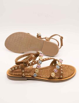 Sandalia Cafenoir C1GE5002 Cuoio de Mujer
