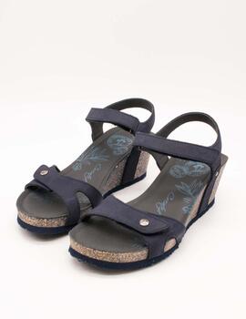 Sandalia Panama Jack Julia Basics B10 Marino de Mujer