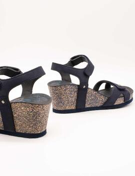 Sandalia Panama Jack Julia Basics B10 Marino de Mujer