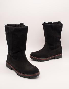 Bota Nival Bonn1955 negro tex de mujer.