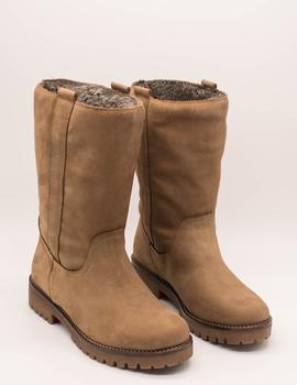 Bota Nival Bonn1955 taupe tex de mujer.