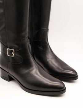 Bota Wonders D-1802 Isy Juneau Negro de Mujer