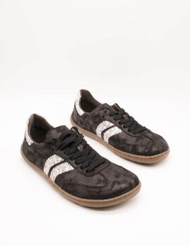 Deportivo Coqueflex 4415 Microstar Gliter Negro de Mujer