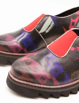 Zapato Clamp Art Andy Befin Multicolor de Mujer
