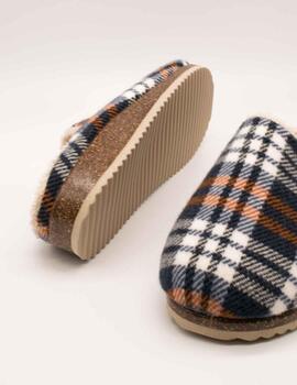 Zapatilla de Casa Nordikas 2255 Canada Azul de Hombre