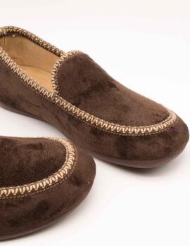Zapatilla de Casa Nordikas 2196 Alcantara Moka de Hombre