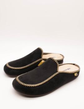 Zapatilla de Casa Nordikas 2195 Alcantara Negro de Hombre