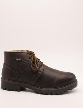 Botín Imac 614183 coffe/brown tex de hombre.