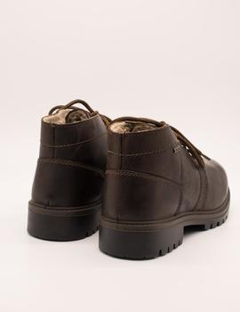 Botín Imac 614183 coffe/brown tex de hombre.