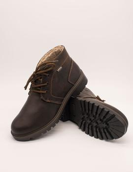 Botín Imac 614183 coffe/brown tex de hombre.
