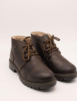 Botín Imac 614183 coffe/brown tex de hombre.