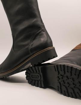 Bota Remonte 6581-02 black comb tex de mujer.