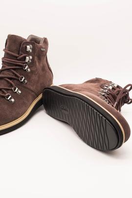 Botín Clarks Glickasha GTX dark brown de mujer.