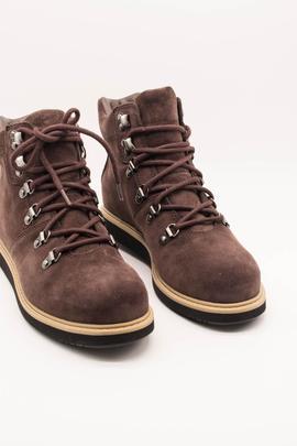 Botín Clarks Glickasha GTX dark brown de mujer.