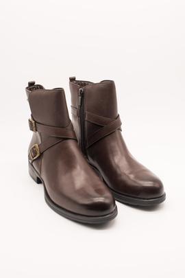 Botín Clarks Cheshuntbe GTX dark brown de mujer.