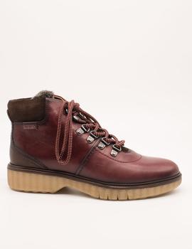 Botín Pikolinos W0U-8659 garnet de mujer.