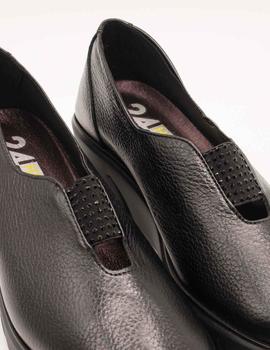 Zapato 24 Horas 24250 negro de mujer.