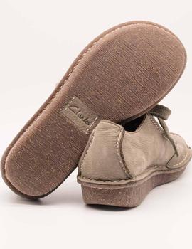 Zapato Clarks Funny Dream sage nubuck de mujer.
