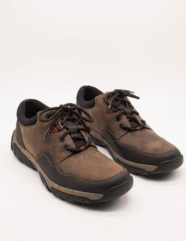 Deportivo Clarks Walbeck Edge Waterproof brown de hombre.