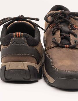 Deportivo Clarks Walbeck Edge Waterproof brown de hombre.