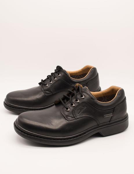 Jarra Vuelo bicapa Zapato Clarks Rockie Lo GTX black de hombre.