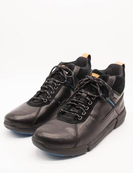 Botín Clarks Triman Up GTX black de hombre.