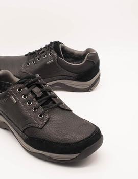 Zapato Clarks Baystonego GTX black de hombre.