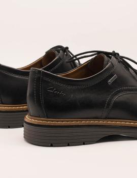 Zapato Clarks Newkirk go GTX black de hombre.