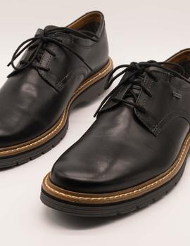 Zapato Clarks Newkirk go GTX black de hombre.