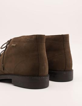Botín Clarks Chilver Hi GTX dark brown de hombre.