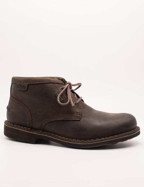 Botin Clarks Lawes Mid GTX dark brown de hombre