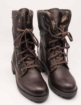 Bot n Clarks Reunite Up GTX dark brown de mujer