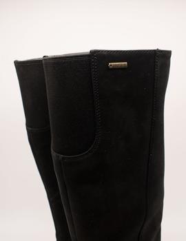 Bota Clarks WitcombeskyGTX black nubuck de mujer.