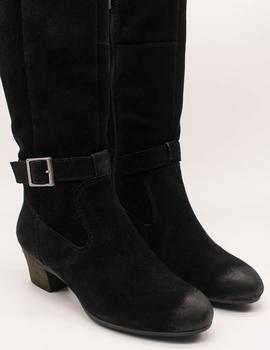 Bota clarks Melanie Hi GTX black de mujer.