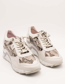 Deportivo Cetti C-1143 sweet off white-serpiente de mujer.