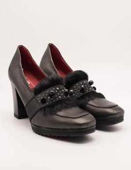 Zapato José Sáenz 7153-M negro de mujer.