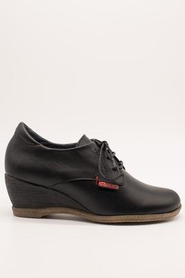 Zapato José Sáenz modelo 348-T negroTex de mujer.