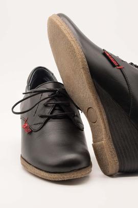 Zapato José Sáenz modelo 348-T negroTex de mujer.