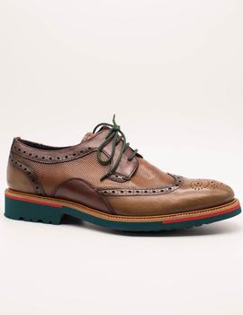 Zapato Angel 28042 rustic verde de hombre.