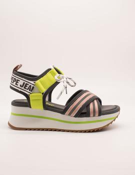 Sandalia Pepe Jeans FUJI LACES middle PLS90506 de mujer.