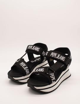 Sandalia Pepe Jeans FUJI PEPE black PLS90505 de mujer.