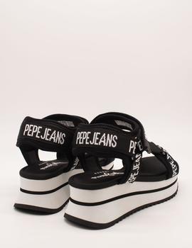 Sandalia Pepe Jeans FUJI PEPE black PLS90505 de mujer.