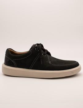 Zapato Clarks Cambro Lace Black Nubuck de hombre.