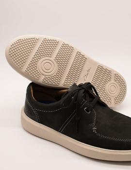 Zapato Clarks Cambro Lace Black Nubuck de hombre.