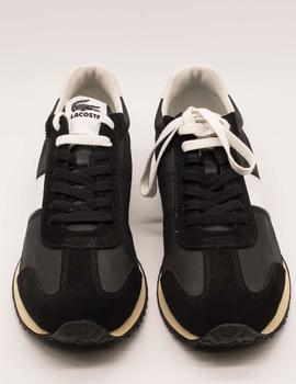 Deportivo Lacoste 41SMA0042- 454BLAK/OFF WHT de hombre.