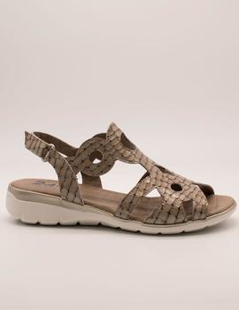 Sandalia 24hrs 24941 taupe v1bora-s de mujer.