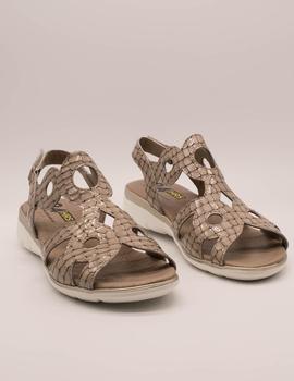 Sandalia 24hrs 24941 taupe v1bora-s de mujer.