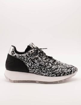 Deportivo Cetti 1153 SWEET GRAFITI NEGRO-BLANCO de mujer.