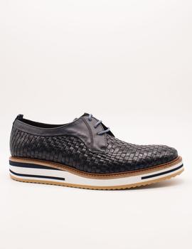 Zapato Angel Infantes  04056A crust Semicromo Navy de hombre